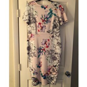 ASOS Pink and floral dress